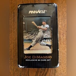 Joe Dimaggio 30 Card Set By Pinnacle In Tin 1 of 200,000 sets